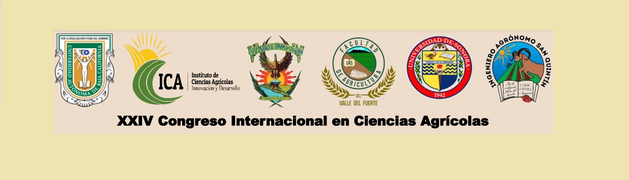 XXIV Congreso Internacional en Ciencias Agrícolas